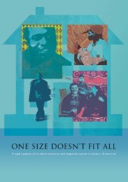 One Size Doesn't Fit All - FLAC (Free Legal Advice Centres)