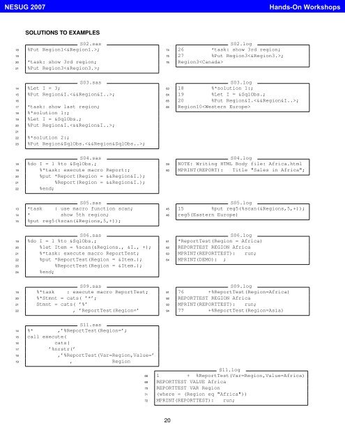 List Processing Basics: Creating and Using Lists of Macro ... - NESUG