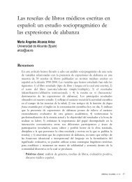 Las reseñas de libros médicos escritas en español: un estudio ...