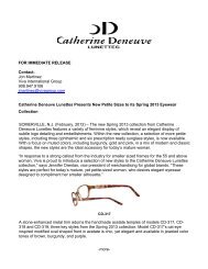 Catherine Deneuve Lunettes Petite Styles Spring 2013 (PDF, 119 KB)