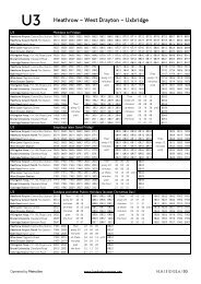 U3 Heathrow â West Drayton â Uxbridge - London Bus Routes