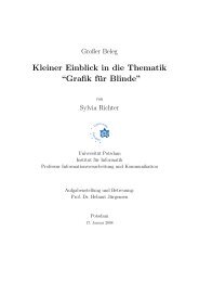 Kleiner Einblick in die Thematik “Grafik für Blinde” - Sylvia Richter