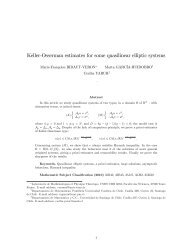 Keller-Osserman estimates for some quasilinear elliptic ... - LMPT