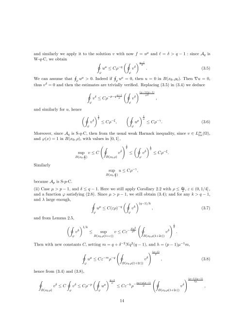 Keller-Osserman estimates for some quasilinear elliptic ... - LMPT