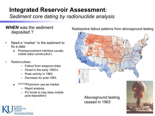 Bathymetric Mapping and Sediment Studies in Kansas Reservoirs ...