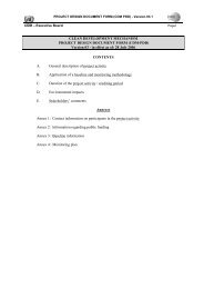 clean development mechanism project design document ... - Nefco