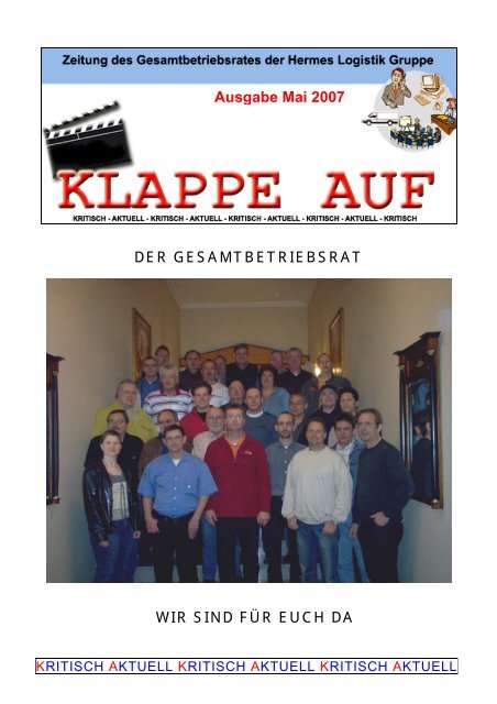 Ausgabe Mai 2007 DER GESAMTBETRIEBSRAT WIR SIND FÜR ...