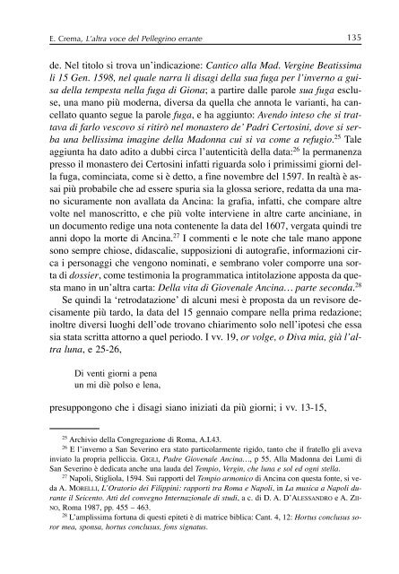 Parte I - Confederazione dell'Oratorio di San Filippo Neri