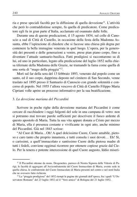 Parte I - Confederazione dell'Oratorio di San Filippo Neri