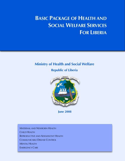 Basic Package of Health and Social Welfare Services for ... - basics
