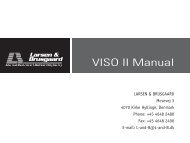 VISO II Manual - Larsen & Brusgaard