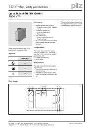 PNOZ X7P Data sheet