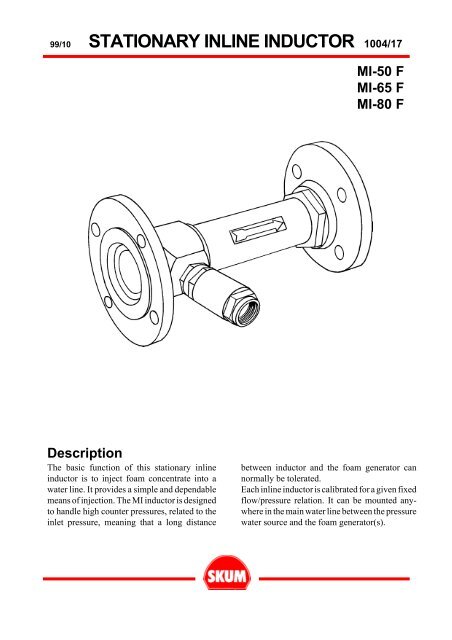 STATIONARY INLINE INDUCTOR