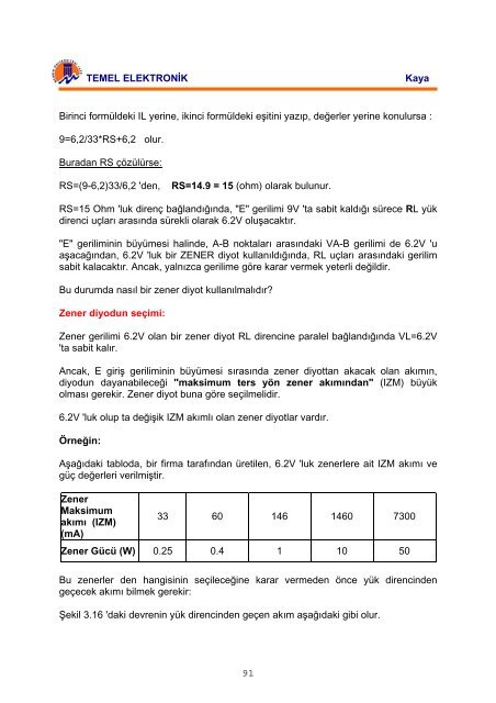 temel elektronik ders 6 - 320Volt