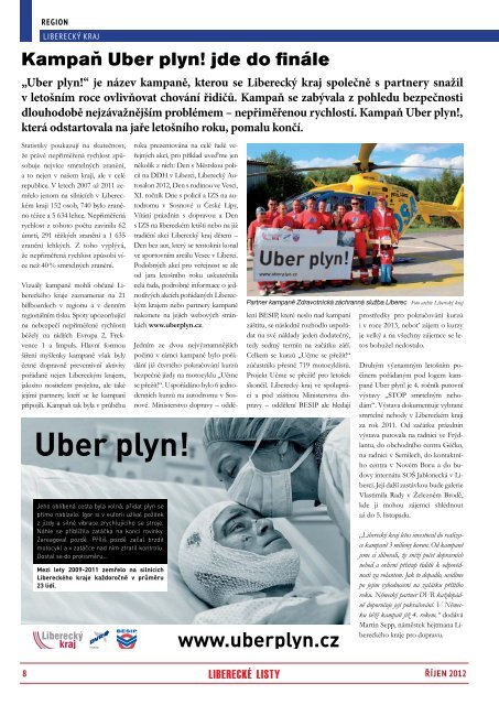 Uber plyn! - Liberecké listy