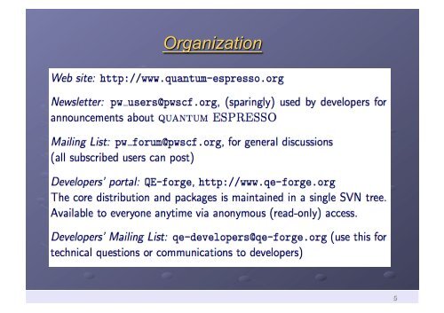 Quantum Espresso Introduction - LinkSCEEM