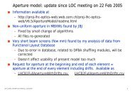 AB-ABP-LCE Meeting, 10/1/2003 - AB-ABP - CERN