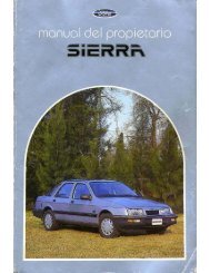 Tablero de Instrumentos - Ford Sierra Net