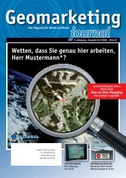 Wetten, dass Sie genau hier arbeiten, Herr ... - infas GEOdaten