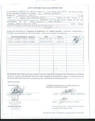 Acta circunstanciada - Programa de Estímulos a la Calidad Acta circunstanciada - Programa de Estímulos a la Calidad