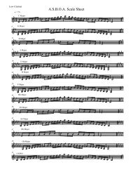 A.S.B.O.A. Scale Sheet