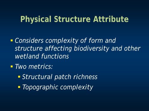 Structural Patch Richness - Cram