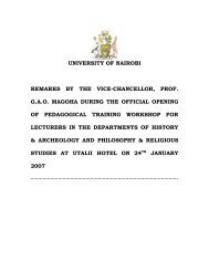 university of nairobi remarks by the vice-chancellor, prof. gao ...