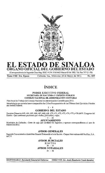 Gobierno del Estado de Sinaloa