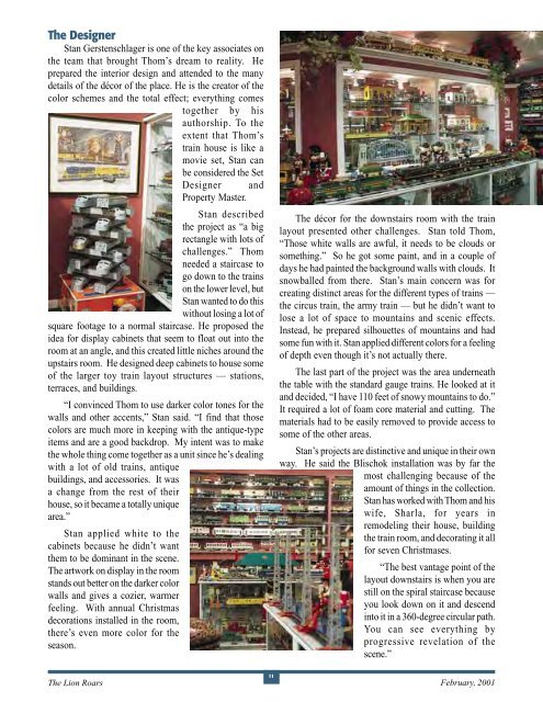 Feb 2001 - Lionel Collectors Club of America