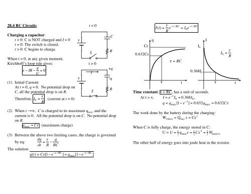 Chapter 28 Direct Current circuits 28.1 Electromotive Force (emf ...