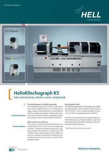 HelioKlischograph K5 - hell gravure systems
