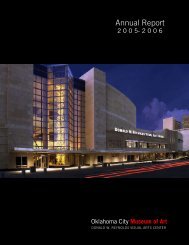 Annual Report - Oklahoma City Museum of Art