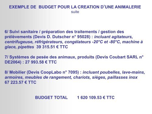 L'expÃ©rimentation animale: cadre lÃ©gislatif et aspects ... - Urofrance