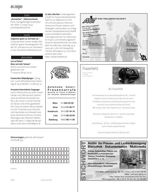 Juli/August 2002 (PDF) - An.schläge