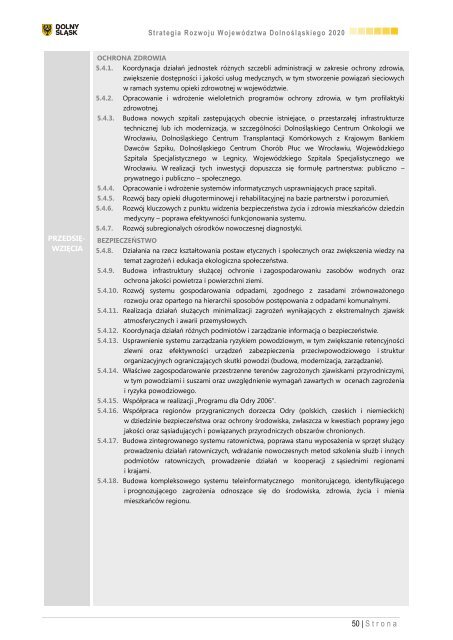 StrategiA Rozwoju Województwa Dolnośląskiego 2020 - Urząd ...