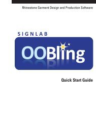 SignLab 7.1 Funktionsübersicht - CADlink Technology Corporation