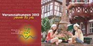 Januar bis Juli - Tourismusgemeinschaft Miltenberg - BÃ¼rgstadt ...
