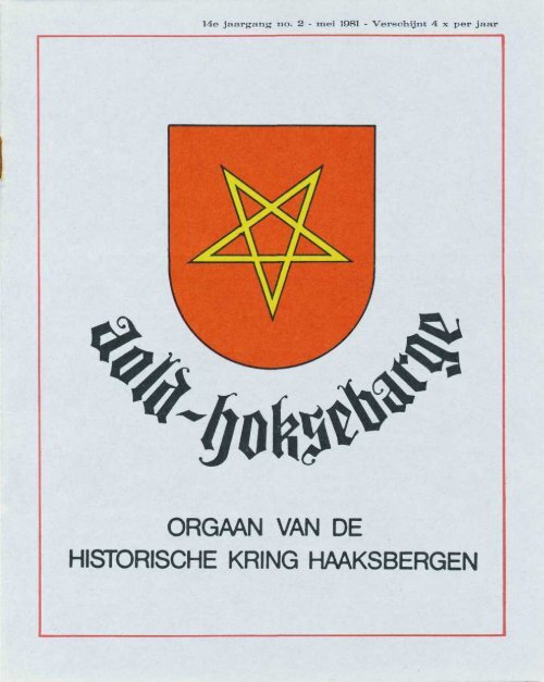 Mei - Historische Kring Haaksbergen