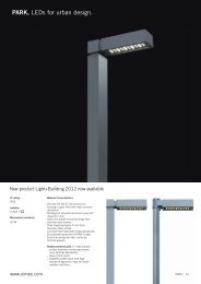 PARK, LEDs for urban design. - SIMES SpA