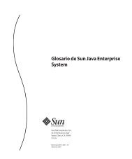 Glosario de Sun Java Enterprise System - Oracle Documentation