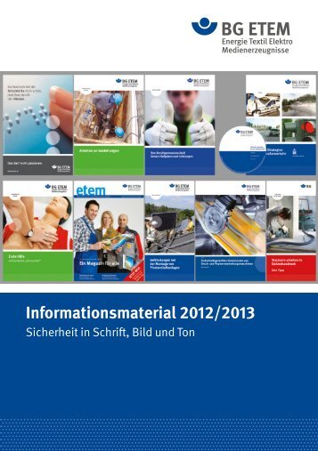 Informationsmaterial 2012/2013 - Die BG ETEM