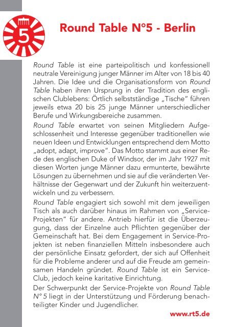 Round Table 5 - Ralf Bertram . Lichtbilder