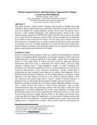 Mixed Gaussian Process and State-Space Approach for Fatigue ...