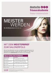 MeISter WERDEN - Deutsche Friseur-Akademie