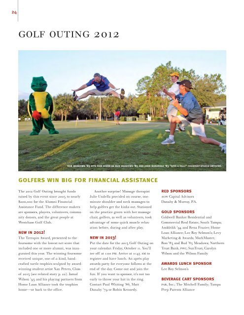 Spring 2013 TEMPO - Tampa Preparatory School