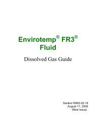 Dissolved Gas Analysis in Envirotemp FR3 Fluid - SPX Transformer ...