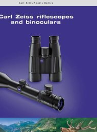 Carl Zeiss riflescopes and binoculars