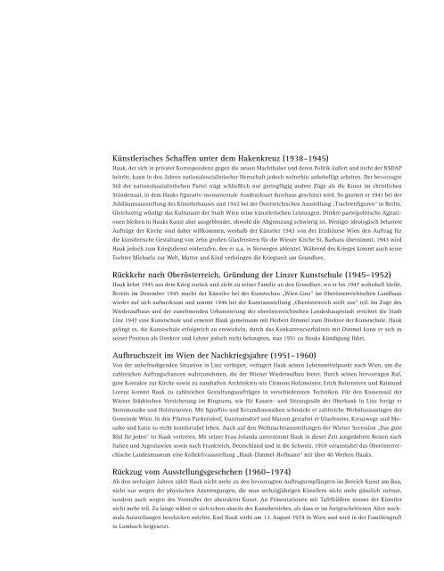 Biografie Karl Hauk - Kunsthandel Widder