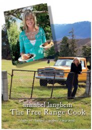 A taste of Annabel Langbein's new book