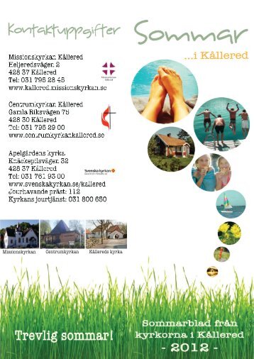 2012 sommarnumret - Svenska Missionskyrkan